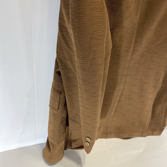 Vintage Prestige West Blazer 42R Brown Textured Sport Coat USA Tailored Philly - Picture 9 of 13